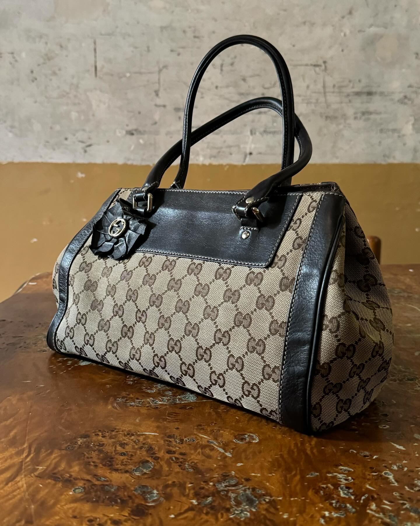 Tote bag Gucci in tela monogram GG vintage second hand Catania Riciclemi