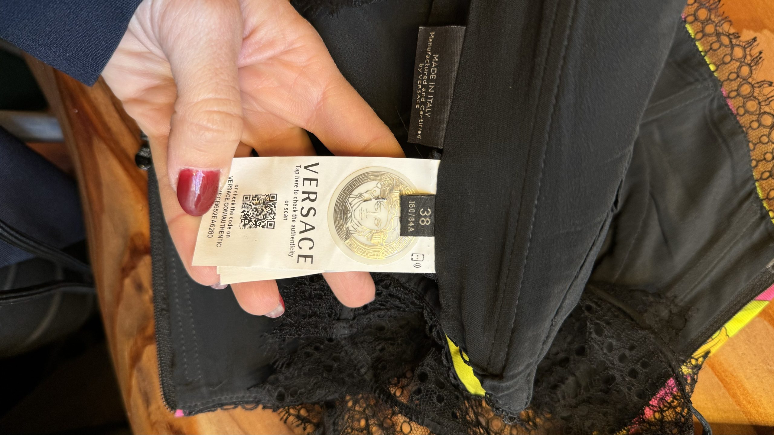 Bustier Versace barocco anno 2019 - immagine 7
