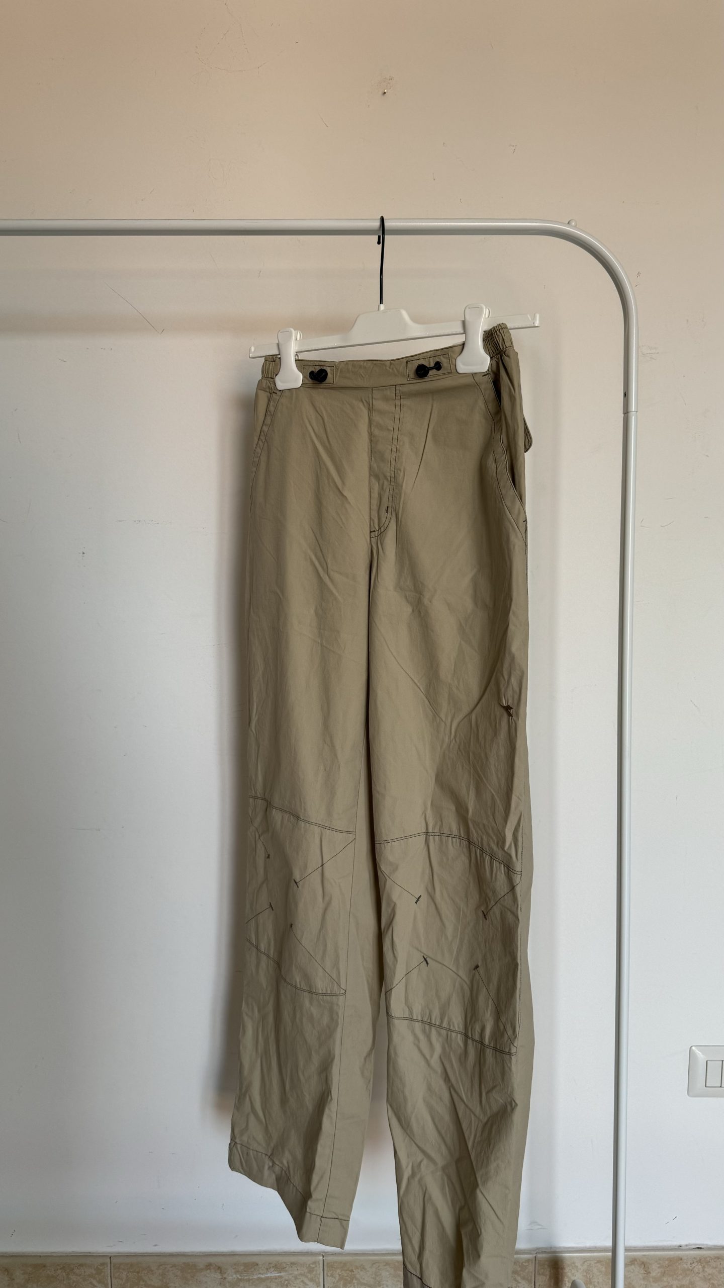 Pantalone utility Diadora con etichetta di cotone anni 2000 - immagine 4