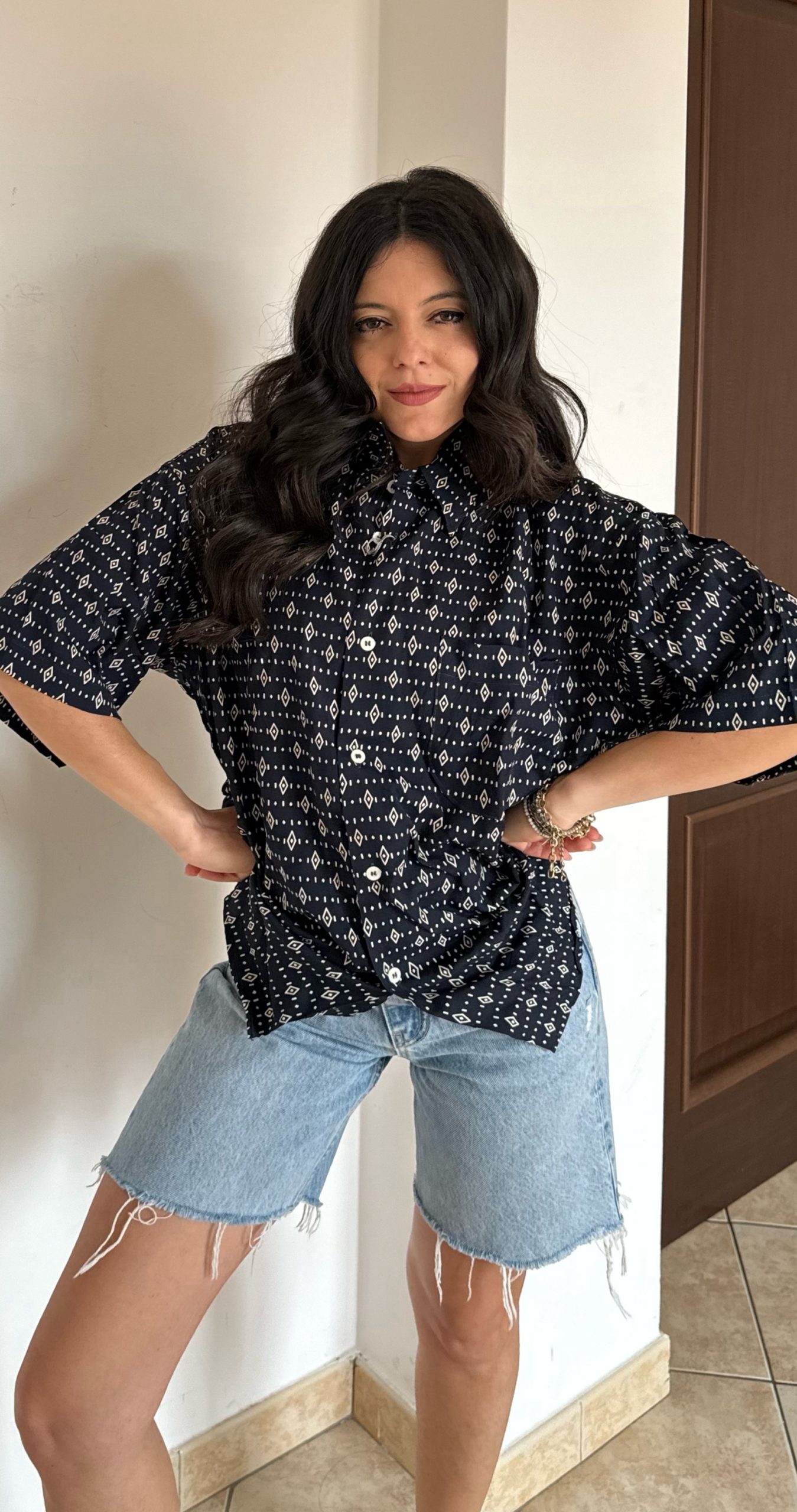 Camicia vintage modello anni 90 nuova con etichetta