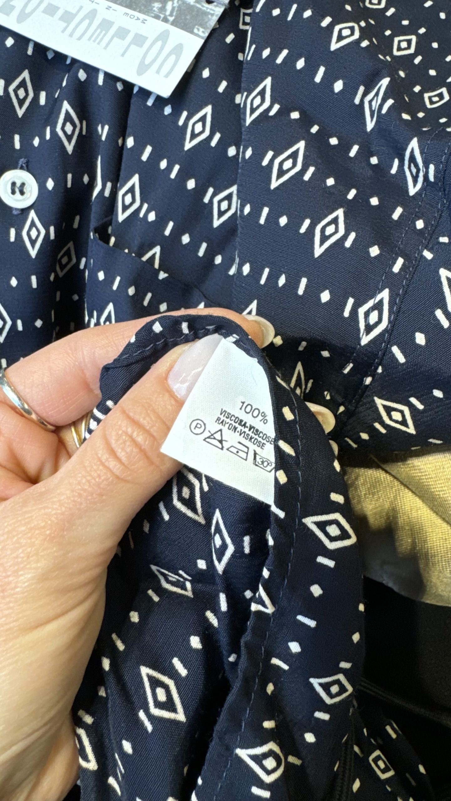 Camicia vintage modello anni 90 nuova con etichetta - immagine 4