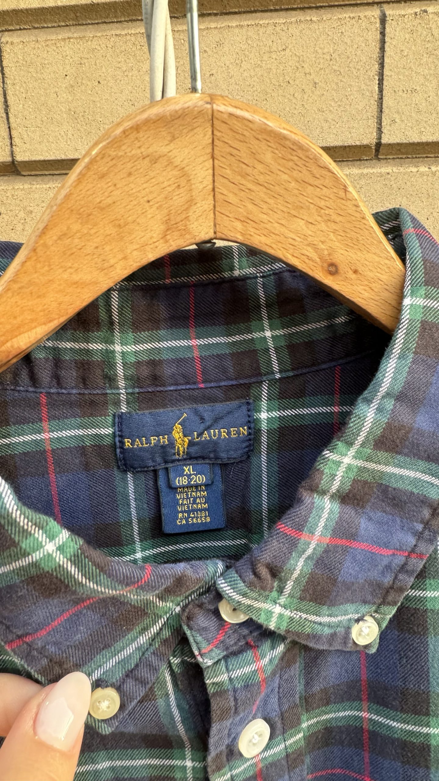 Camicia a quadretti da boscaiolo Ralph Lauren - immagine 4