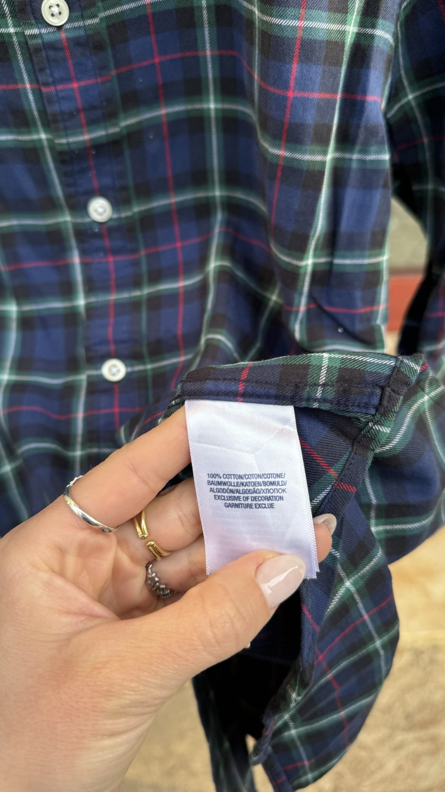 Camicia a quadretti da boscaiolo Ralph Lauren - immagine 3