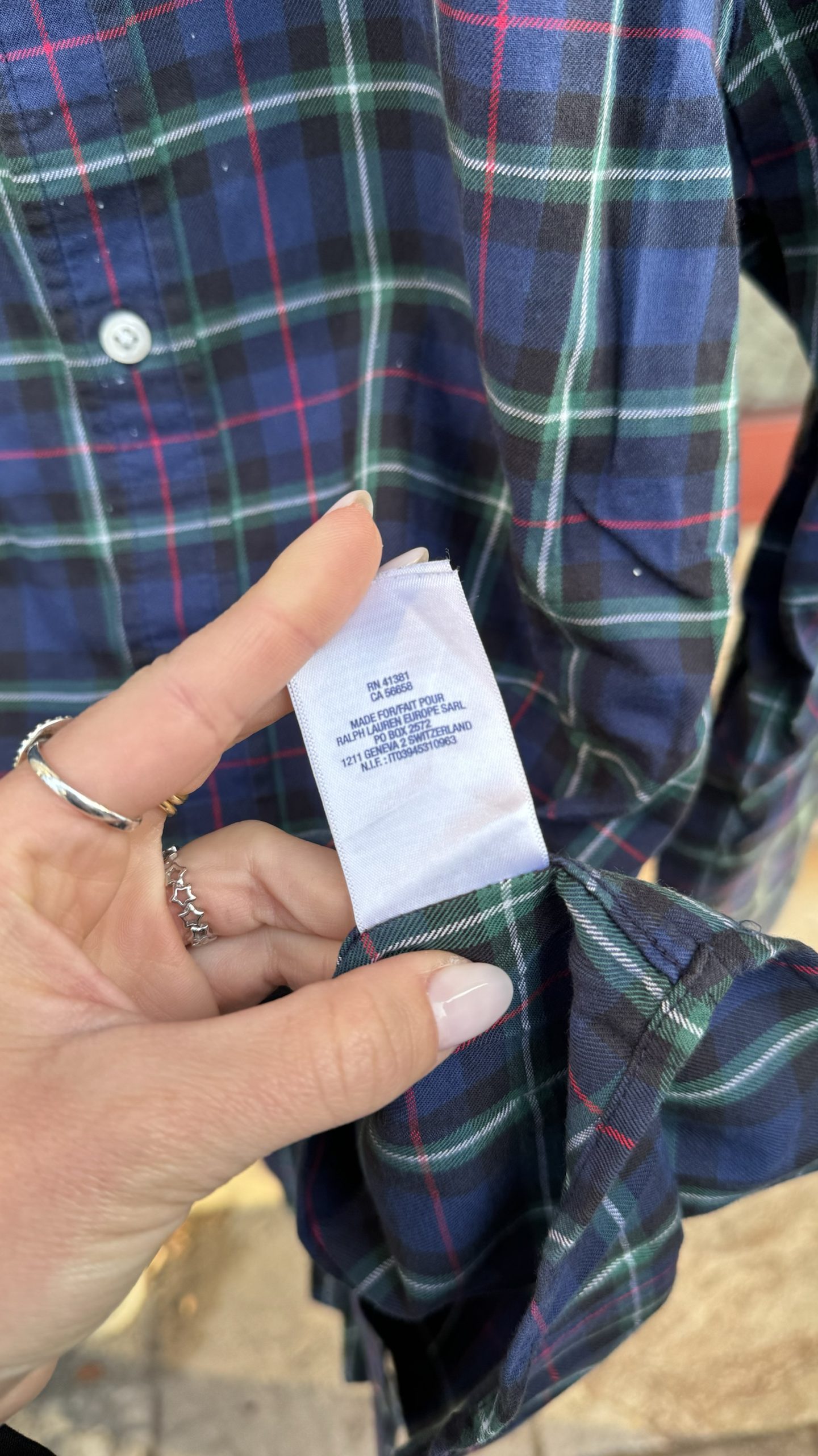 Camicia a quadretti da boscaiolo Ralph Lauren - immagine 2