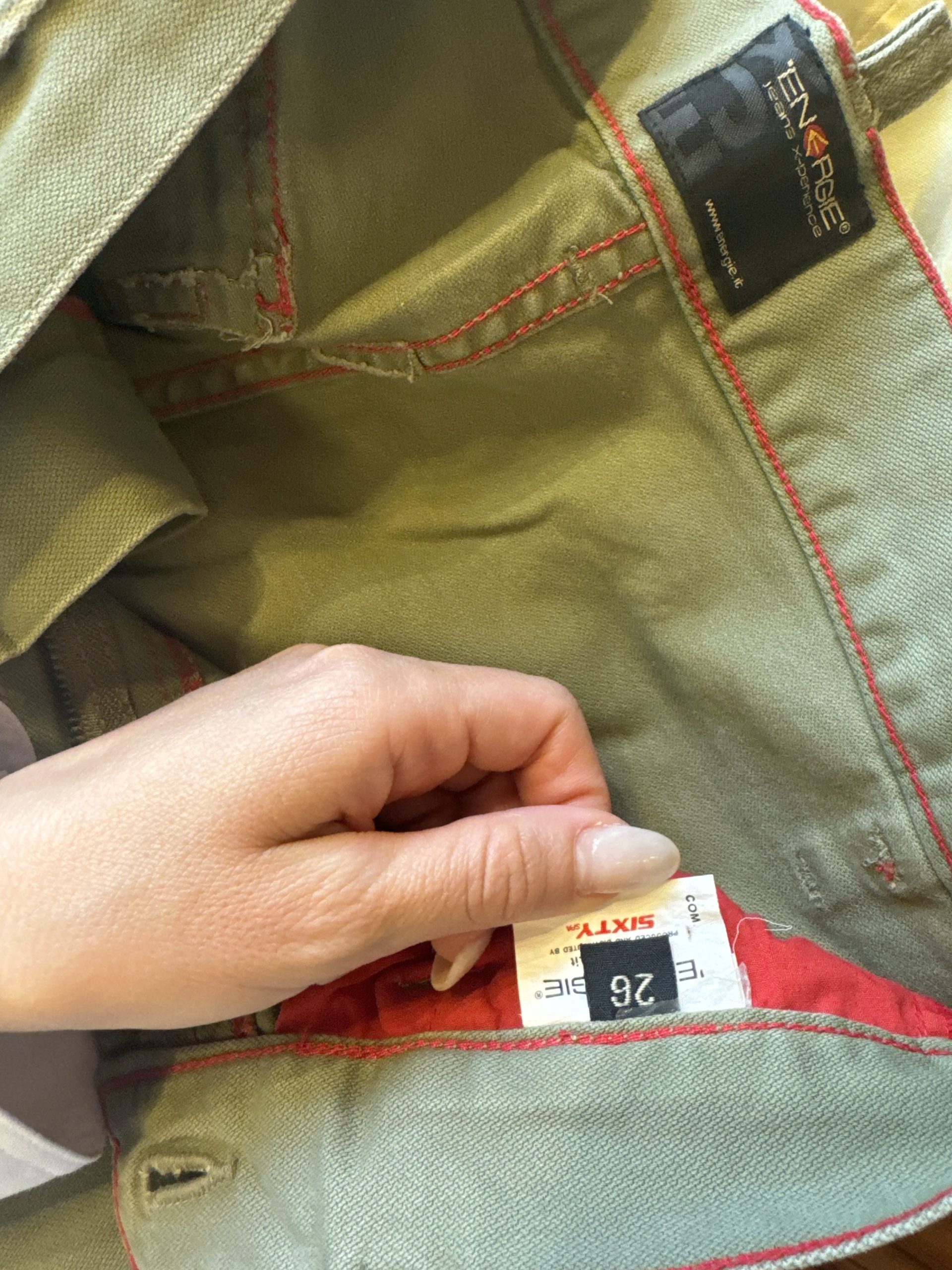 Pantaloni cargo anni 2000 y2K Energie - immagine 3