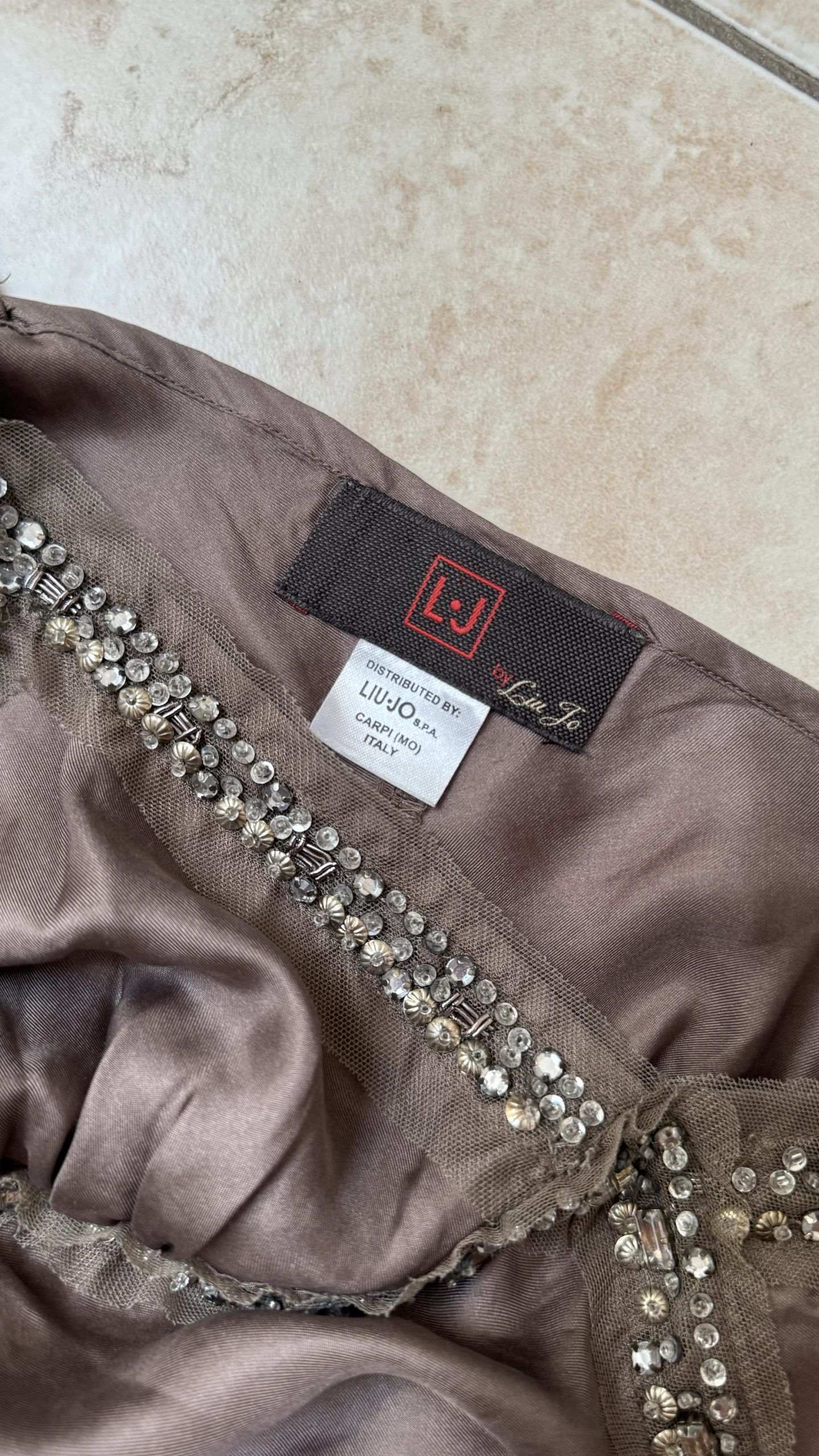 Vestito in seta Liu Jo con ricami - immagine 4
