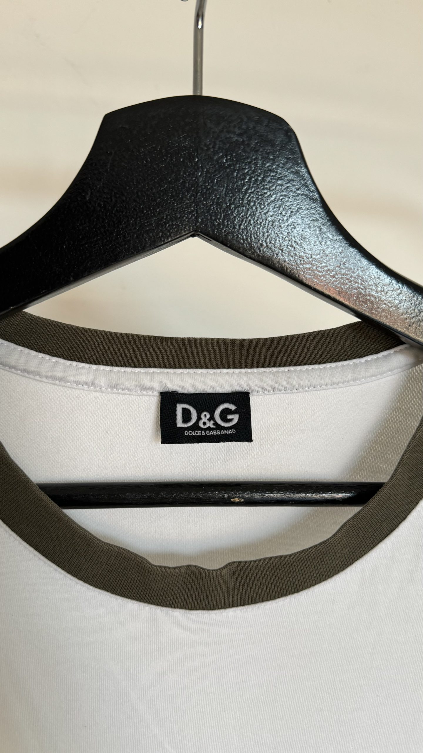 T-shirt D&G bianca in cotone anni 2000 - immagine 3