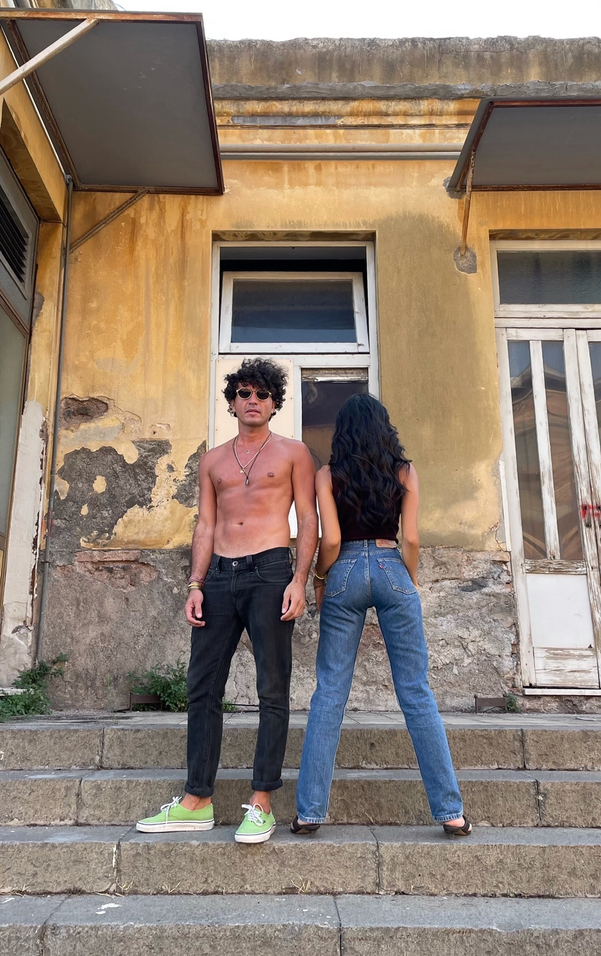 Levi’s 501 vintage blu accorciati - immagine 3