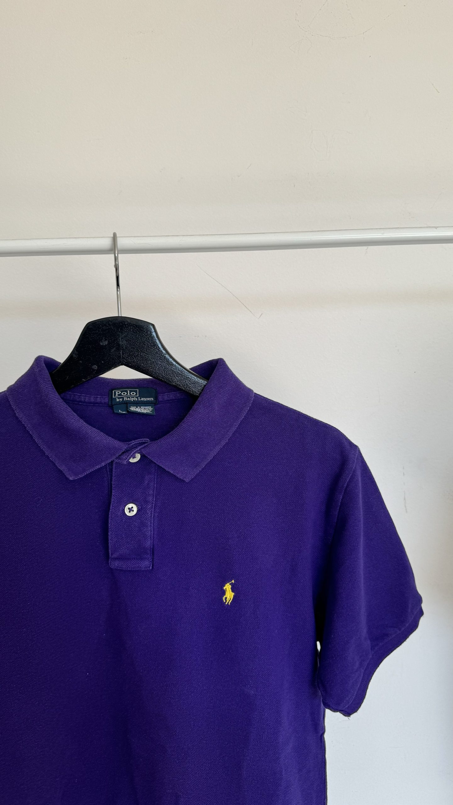 Polo Ralph Lauren viola tg. L regular fit - immagine 2