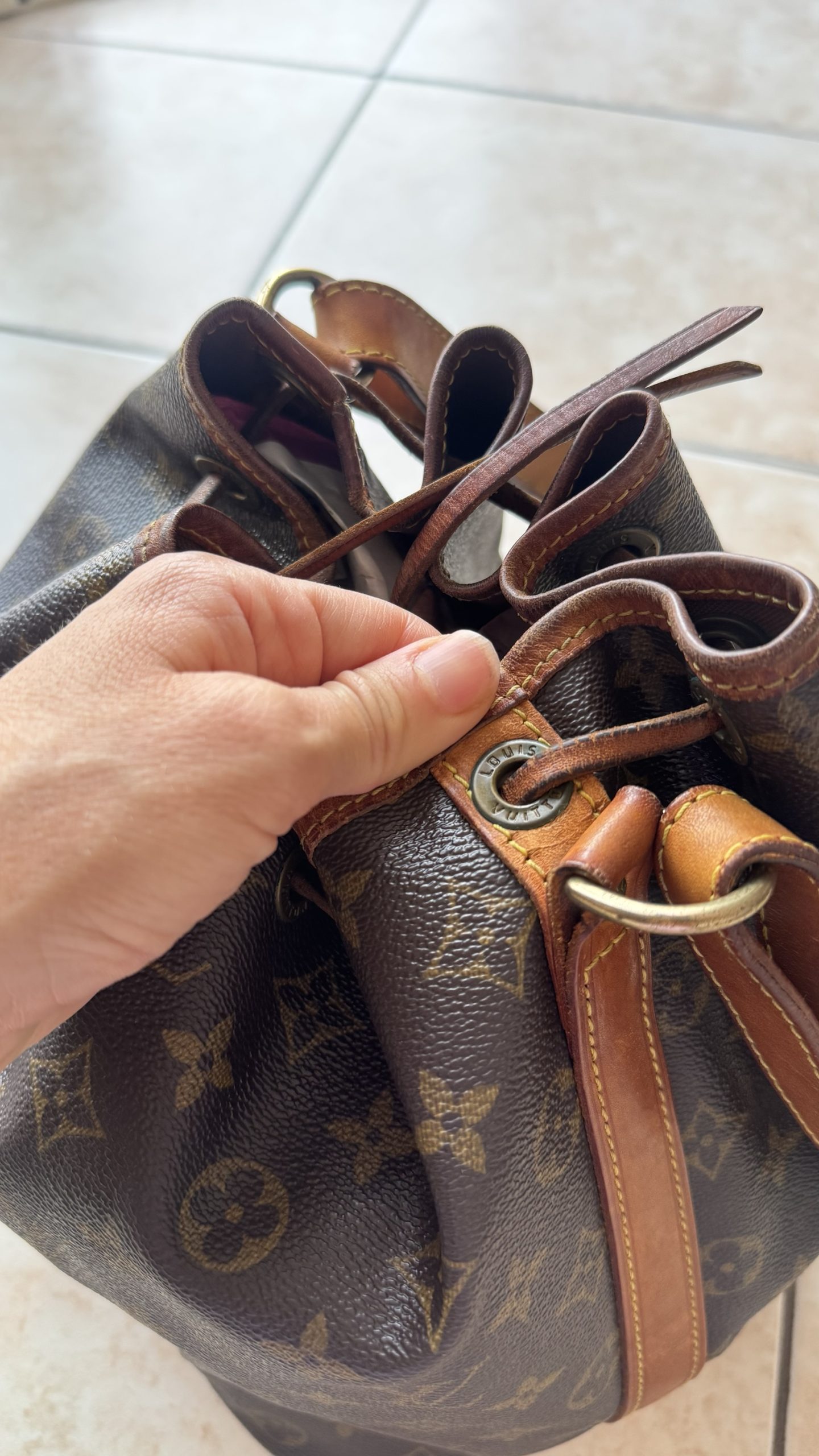 Secchiello Louis Vuitton Noé vintage standard - immagine 7