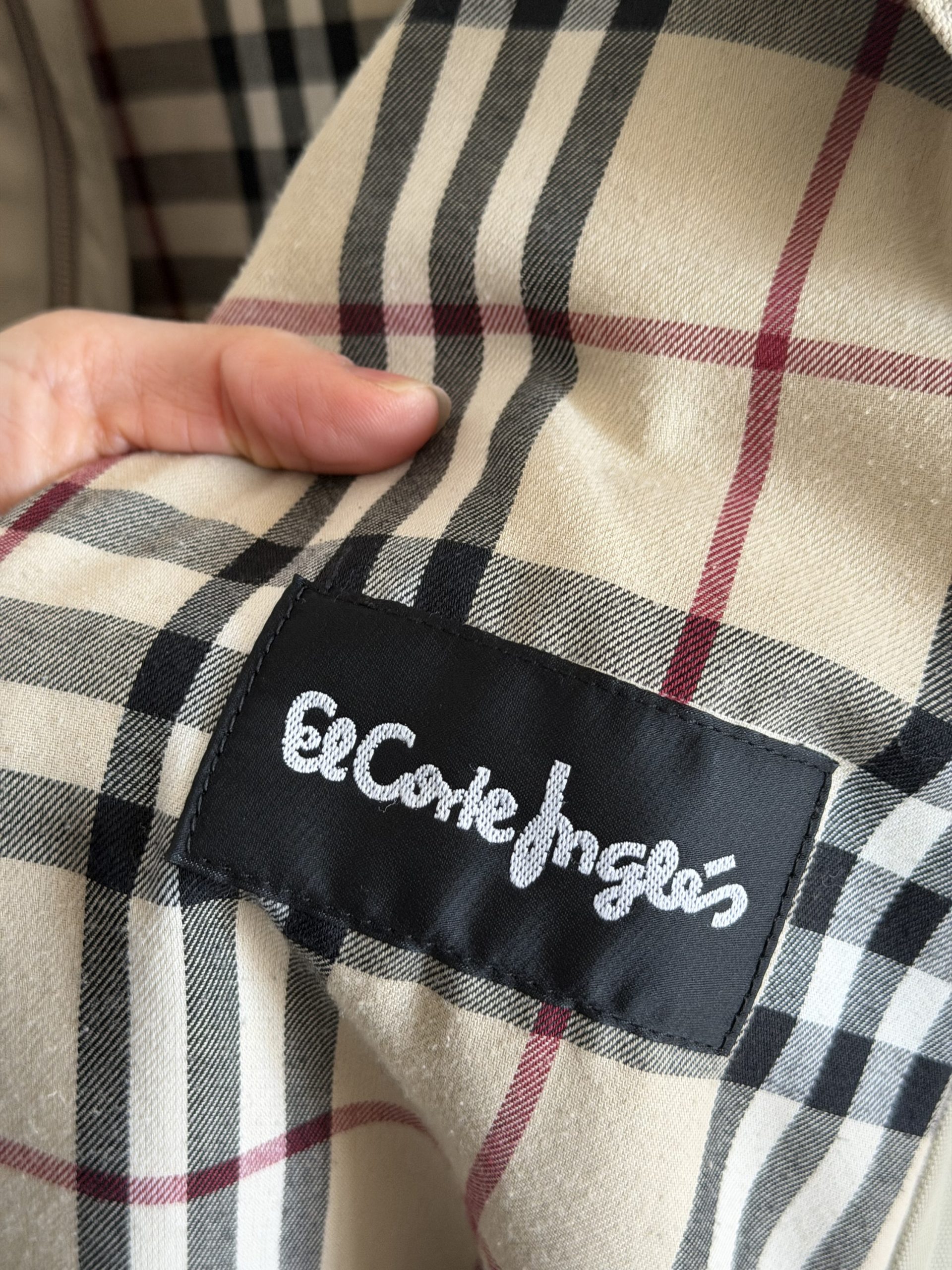 Giubbotto leggero di cotone Burberry beige - immagine 6