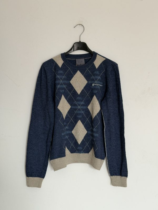 Maglione a rombi in lana Peuterey