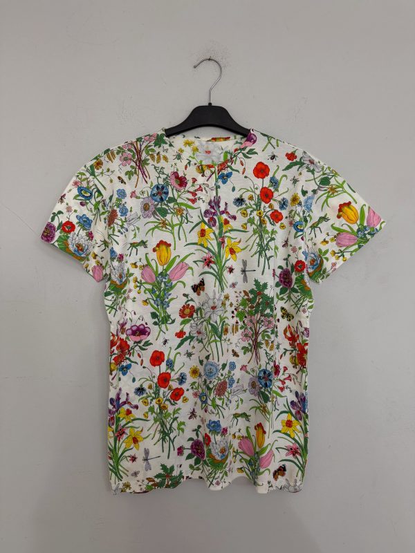 T-shirt Gucci Flora vintage anni 70