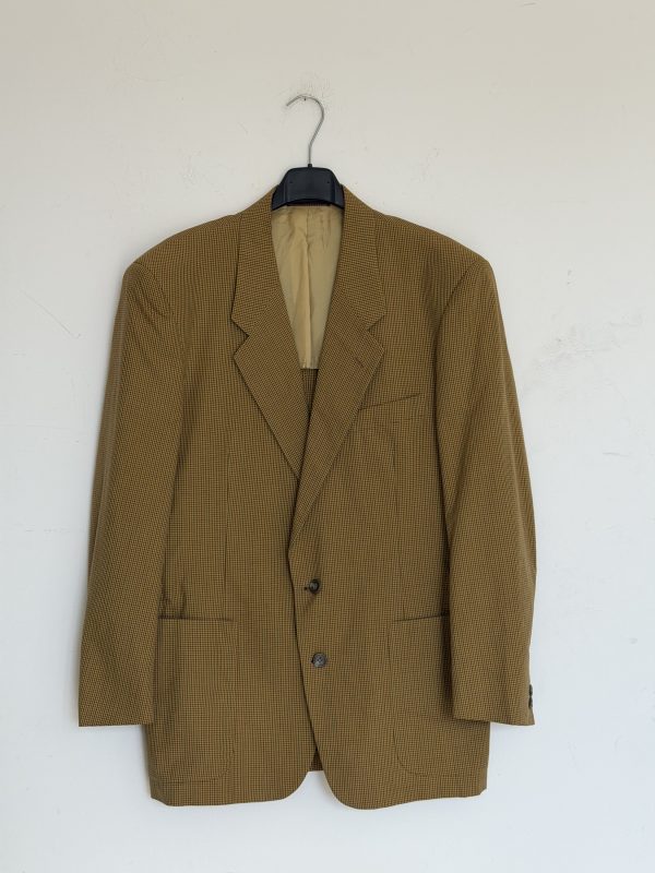 Blazer in cotone in Principe di Galles oversize