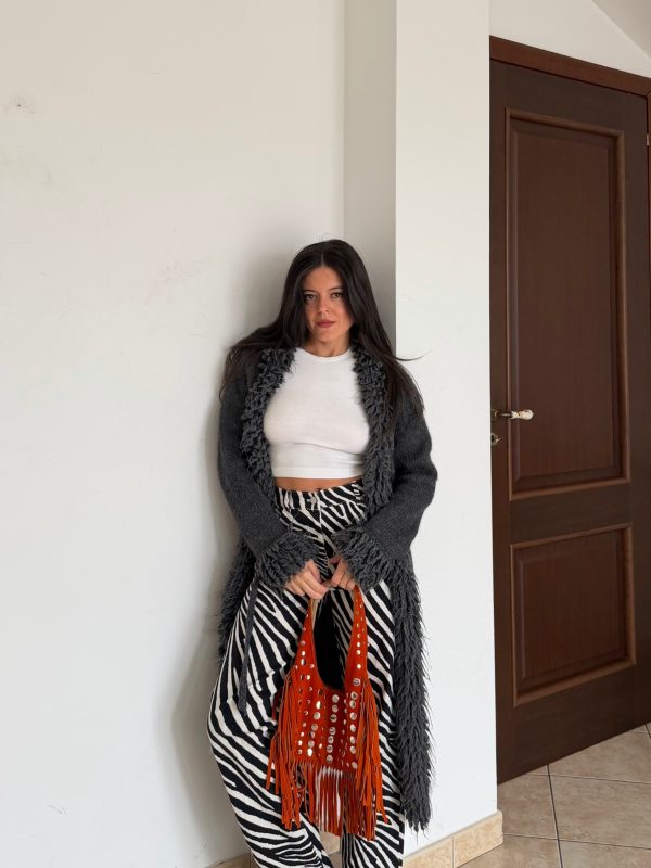 Cardigan in misto lana stile Penny Lane