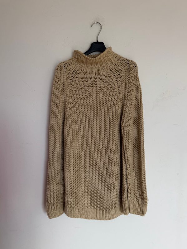 Maglione a maglia grossa beige oversize Les Copains Deluxe