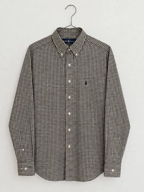 Camicia a quadretti marrone di Ralph Lauren