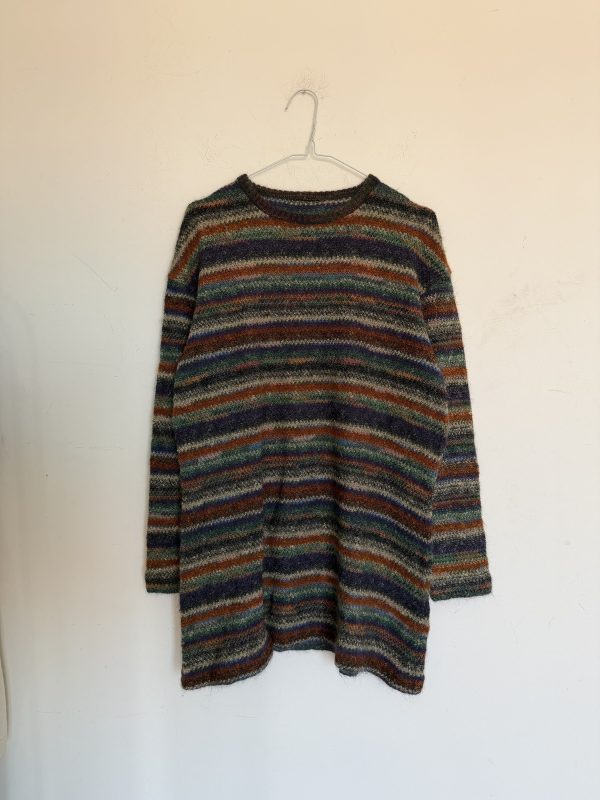 Maglione colorato in lana e mohair Missoni vintage