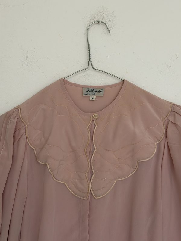 Camicia in seta Les Copains rosa rosa